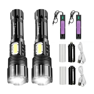Super Bright LED Flashlight Rechargeable