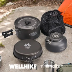 WELLHIKE Camping Cookware Set